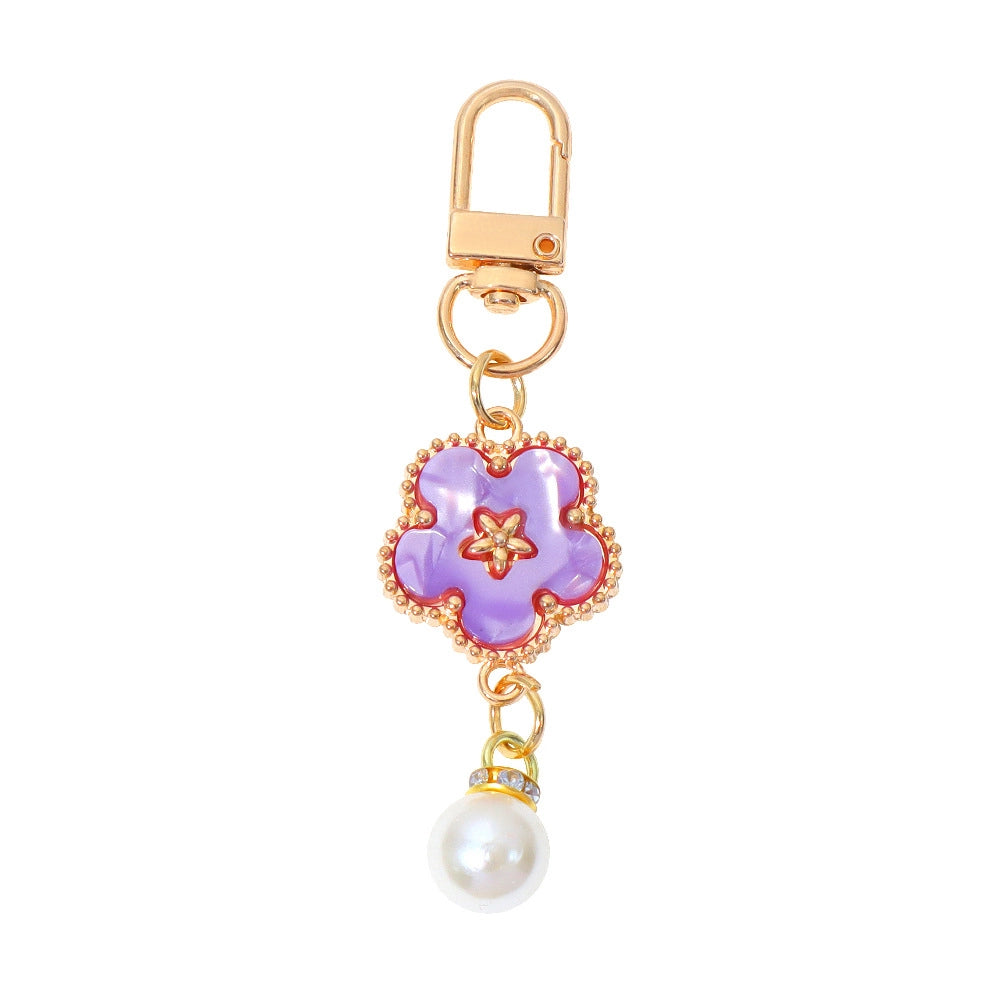 Flower Keychain Bag Charm