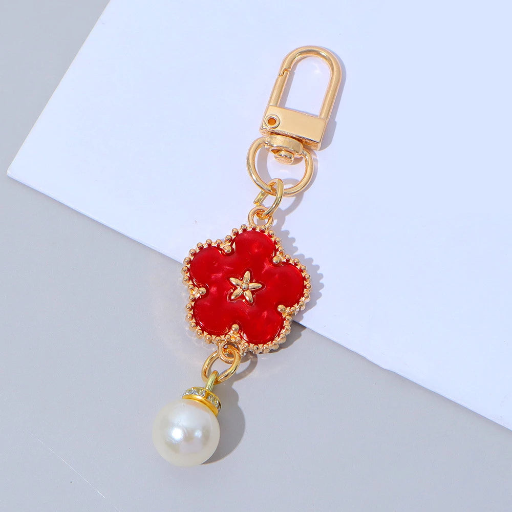 Flower Keychain Bag Charm