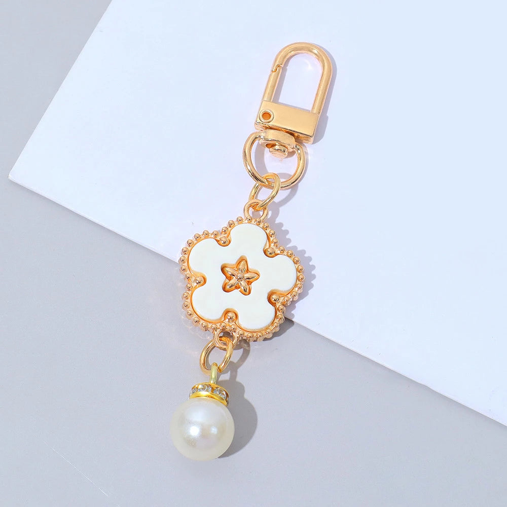 Flower Keychain Bag Charm