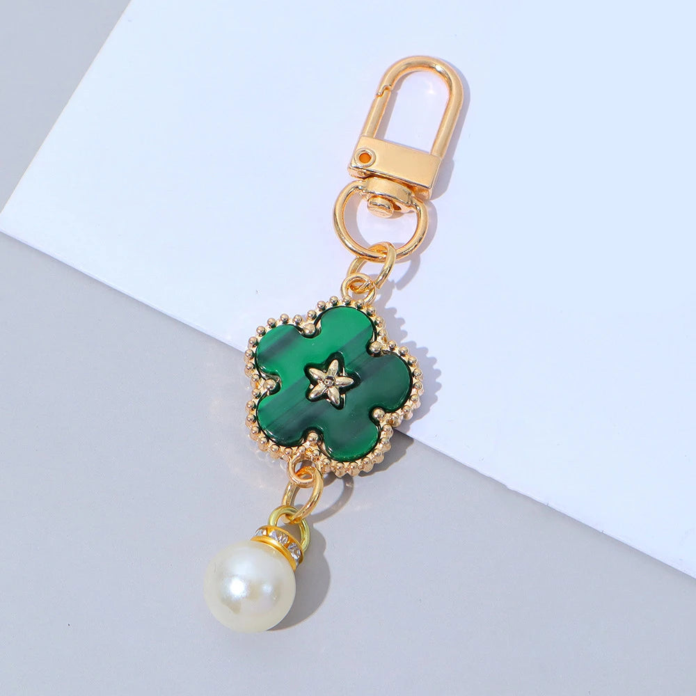 Flower Keychain Bag Charm