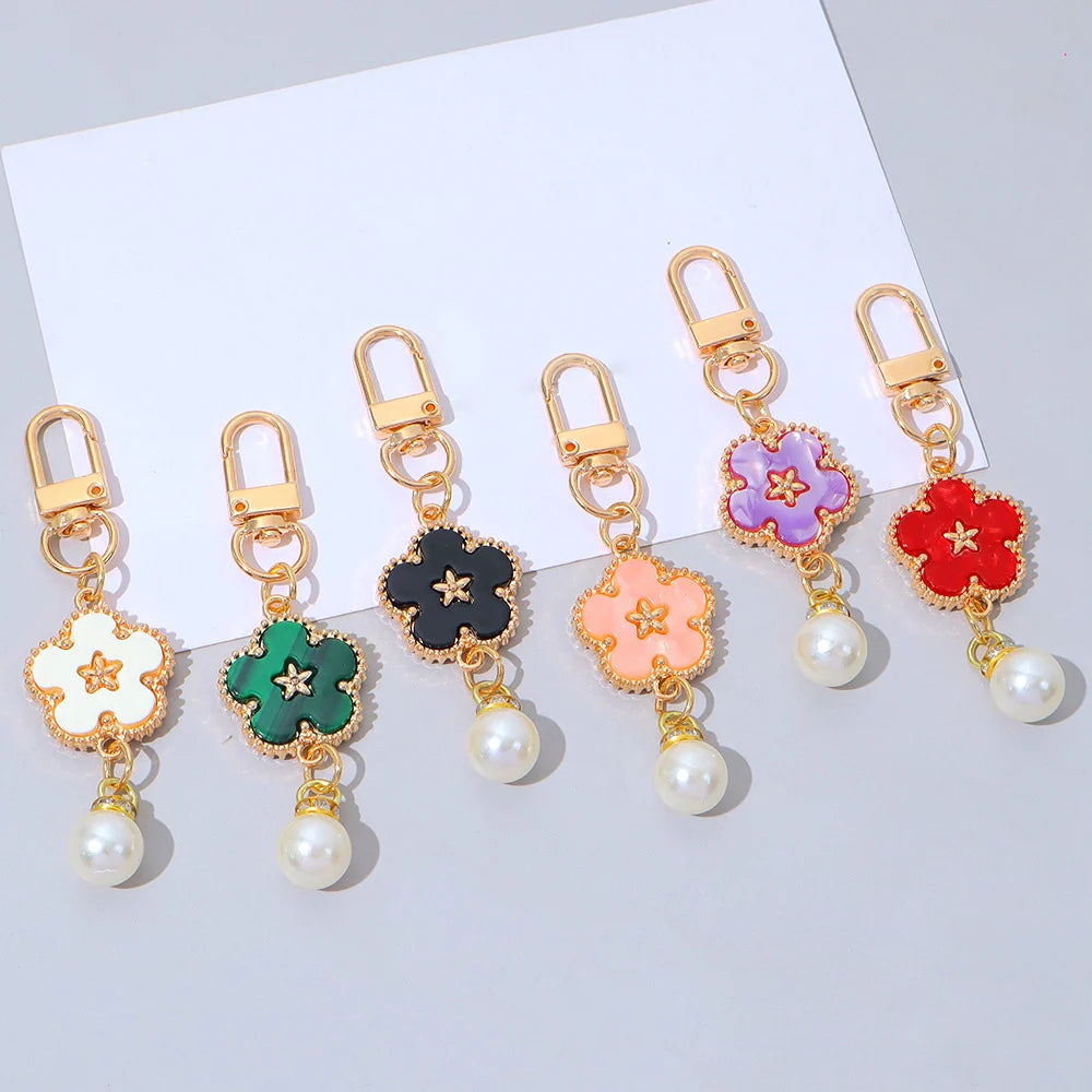 Flower Keychain Bag Charm