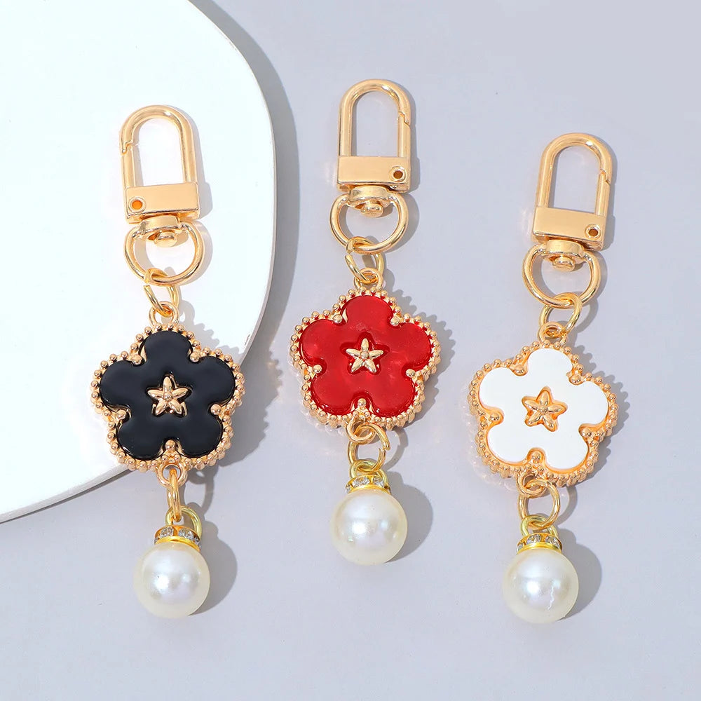Flower Keychain Bag Charm