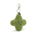 Four-Leaf Clover Plush Bag Charm