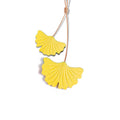 Ginkgo Leaf Bag Charm