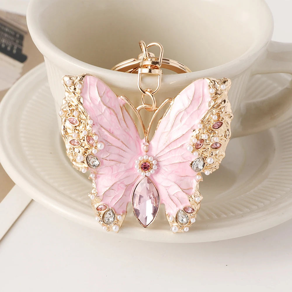 Glazed Butterfly Bag Charm