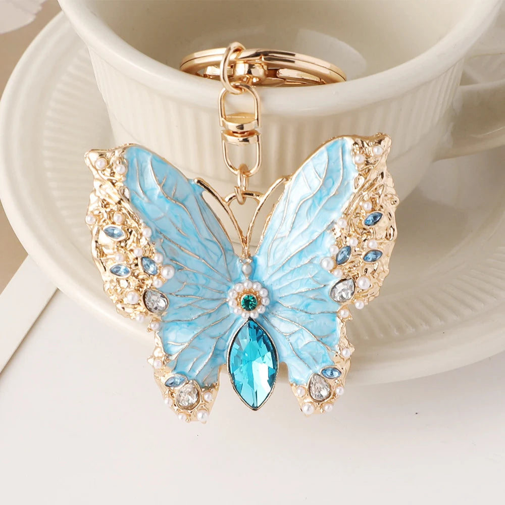 Glazed Butterfly Bag Charm
