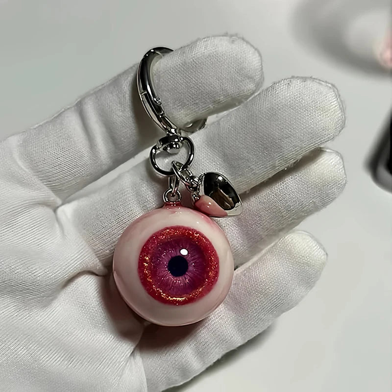 Gothic Eyeball Keychain