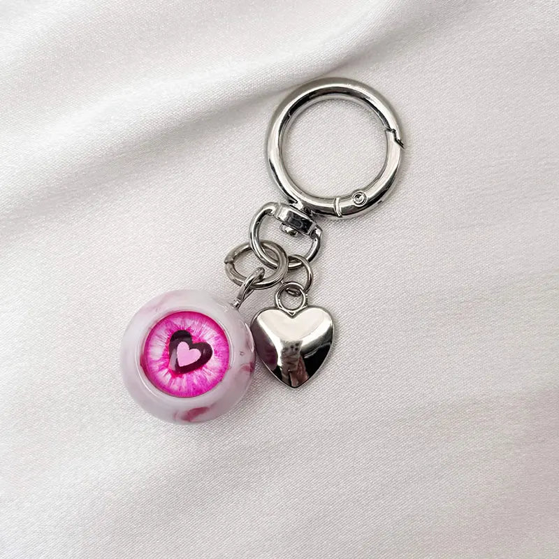 Gothic Eyeball Keychain