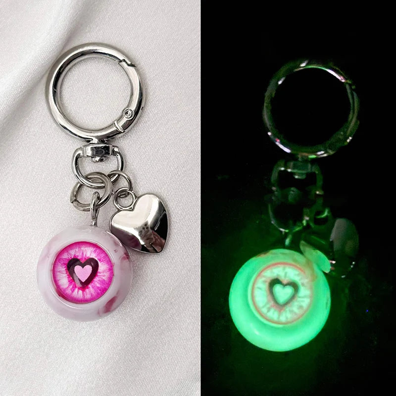 Gothic Eyeball Keychain
