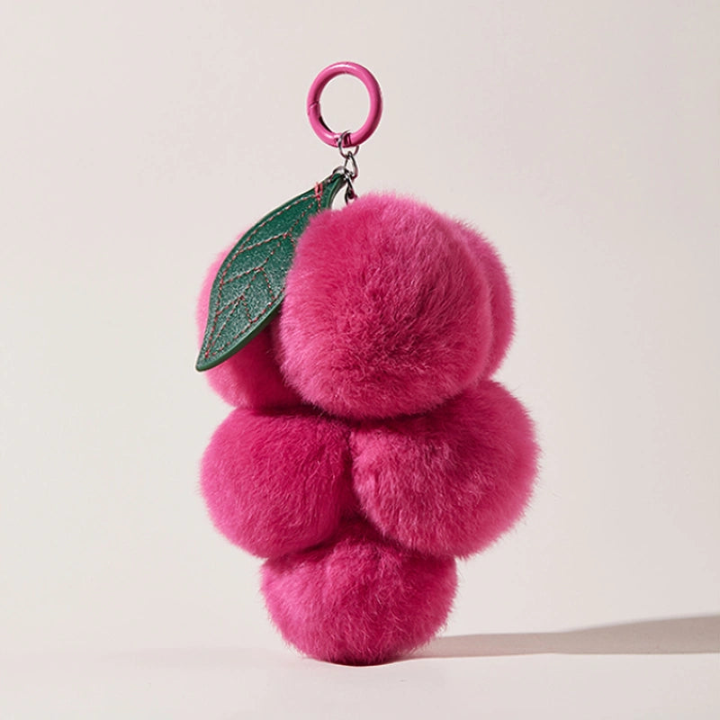 Grape Plush Bag Charm