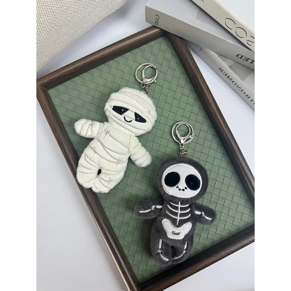 Halloween Mummy Skeleton Bag Charm