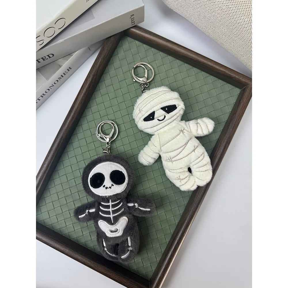 Halloween Mummy Skeleton Bag Charm