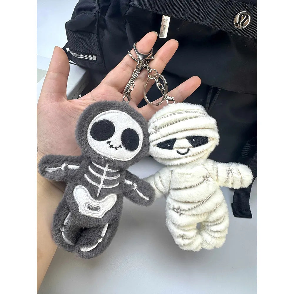 Halloween Mummy Skeleton Bag Charm