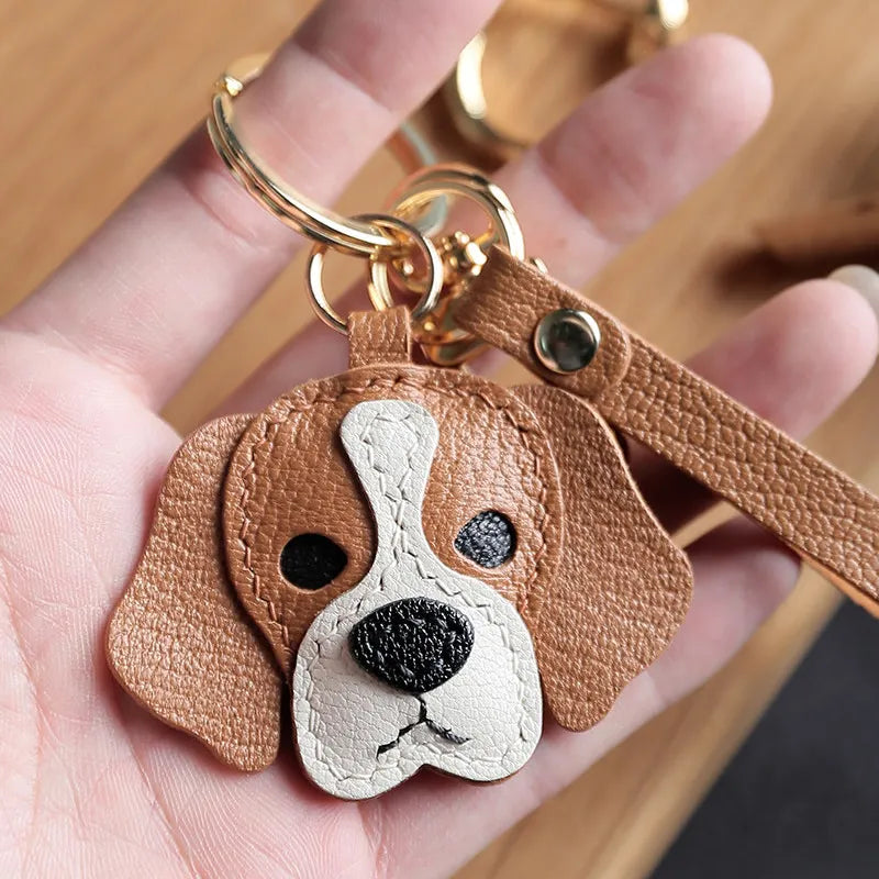 Handmade Beagle Dog Bag Charm