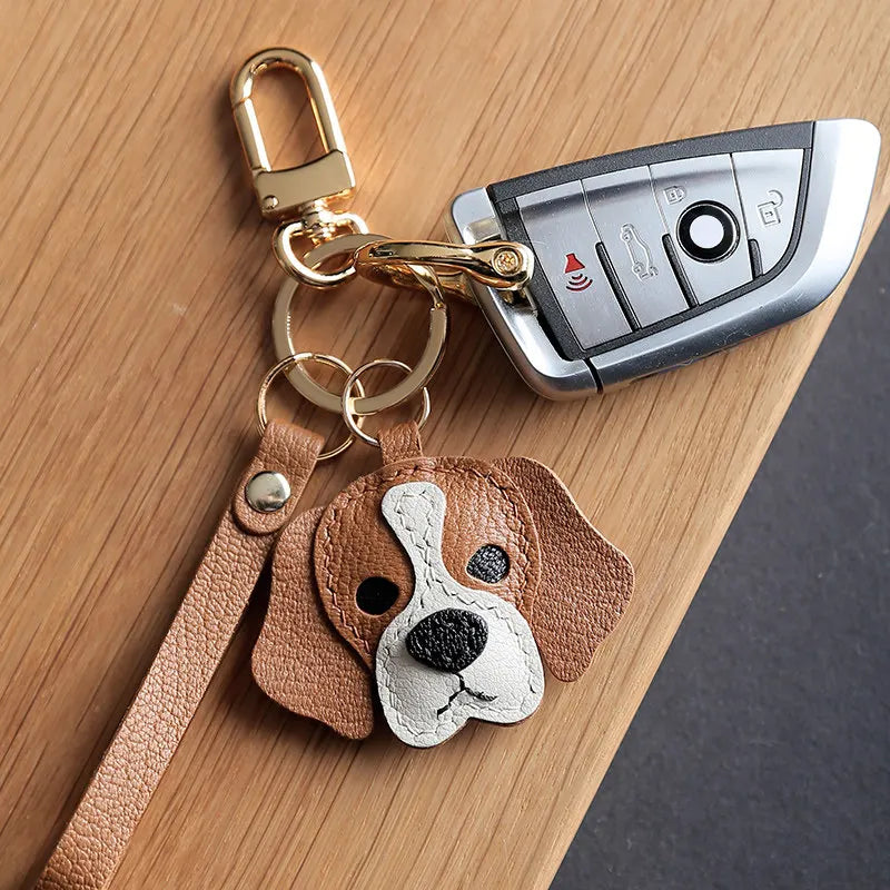 Handmade Beagle Dog Bag Charm