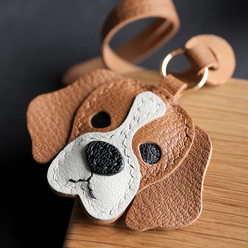 Handmade Beagle Dog Bag Charm