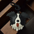 Handmade Border Collie Dog Bag Charm