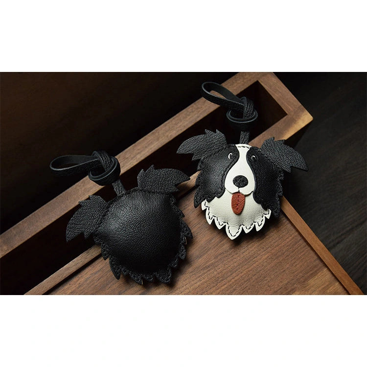Handmade Border Collie Dog Bag Charm