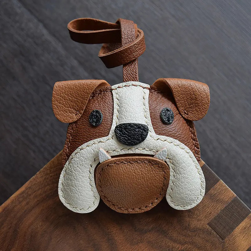 Handmade Bulldog Bag Charm
