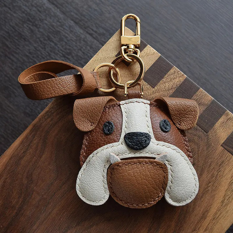 Handmade Bulldog Bag Charm