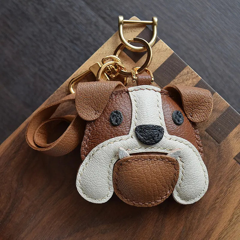 Handmade Bulldog Bag Charm