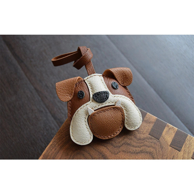 Handmade Bulldog Bag Charm