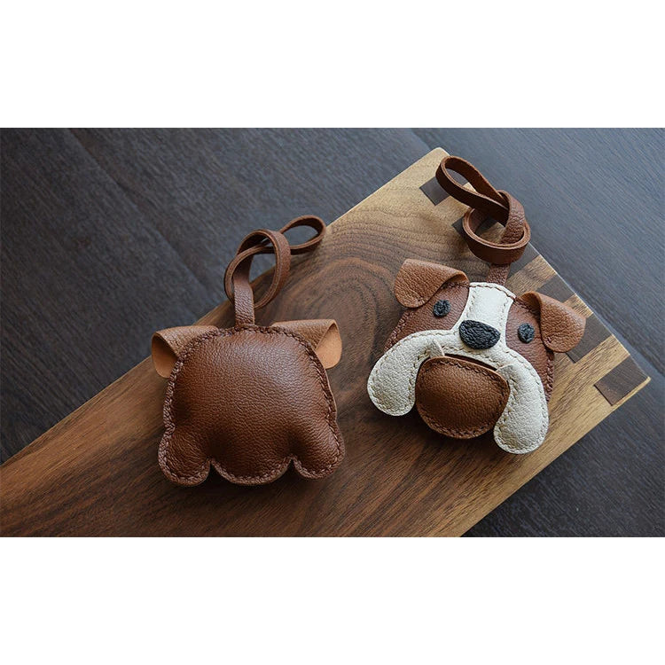 Handmade Bulldog Bag Charm