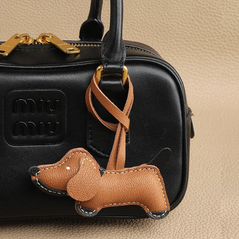 Handmade Dachshund Dog Bag Charm