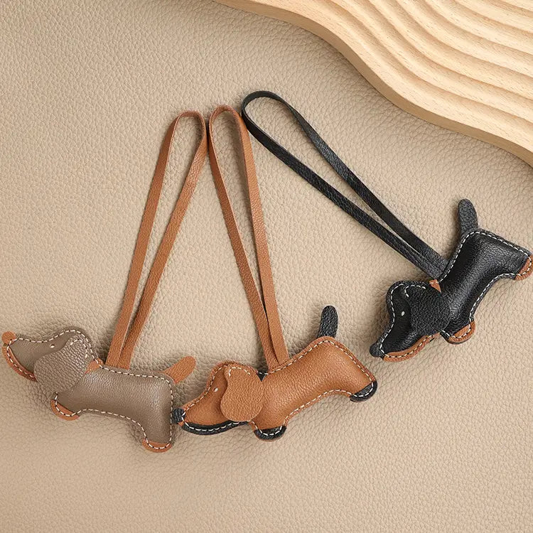 Handmade Dachshund Dog Bag Charm