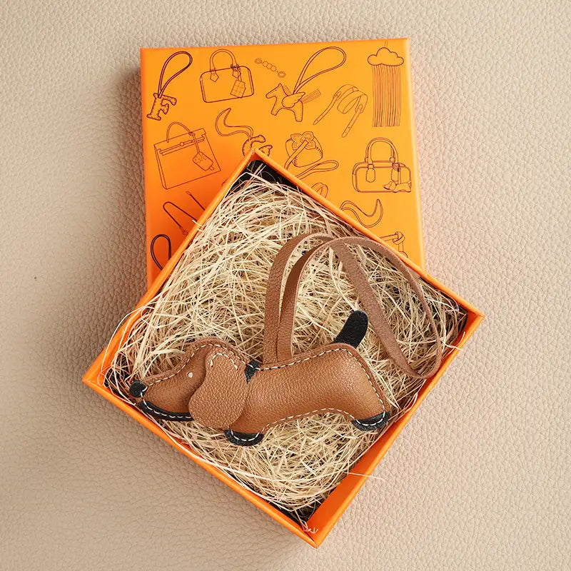 Handmade Dachshund Dog Bag Charm