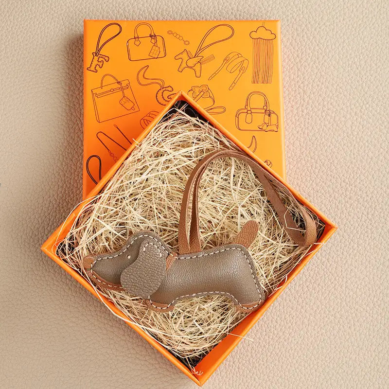 Handmade Dachshund Dog Bag Charm