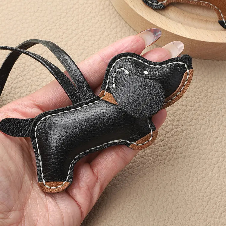 Handmade Dachshund Dog Bag Charm