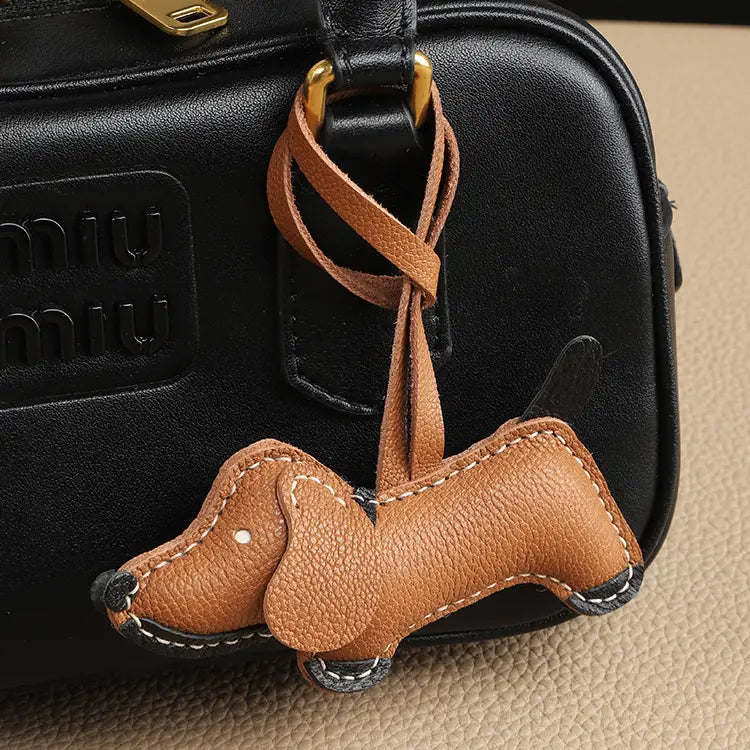 Handmade Dachshund Dog Bag Charm