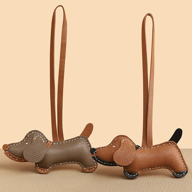 Handmade Dachshund Dog Bag Charm