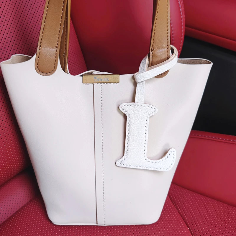 Handmade Letter Bag Charm