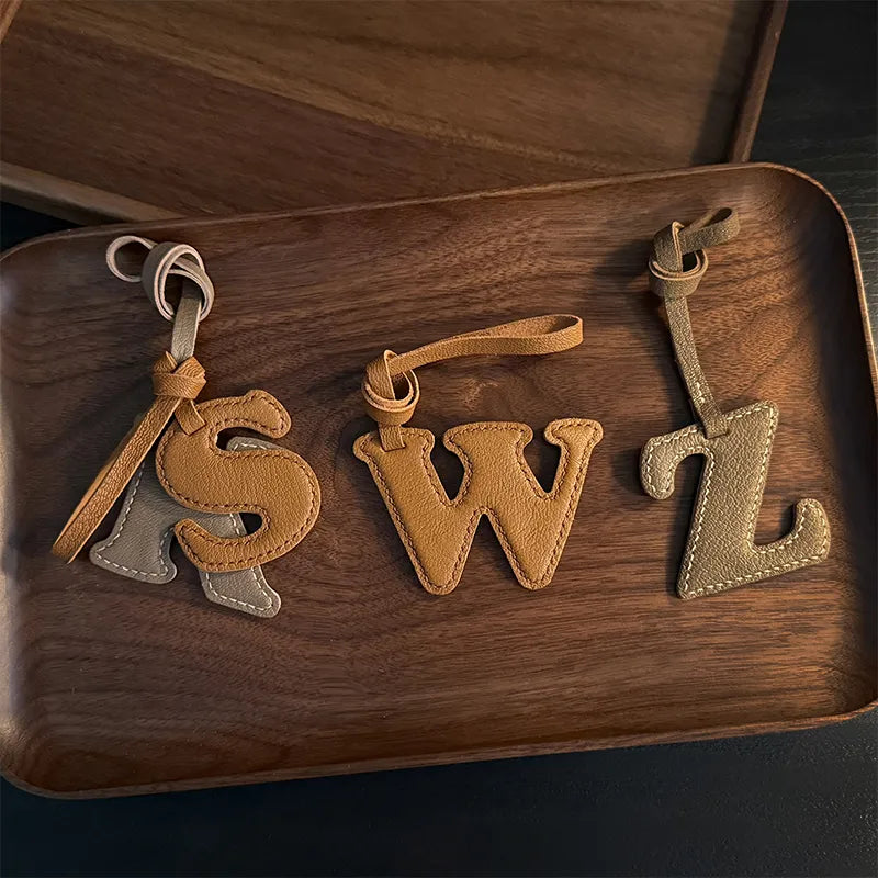 Handmade Letter Bag Charm