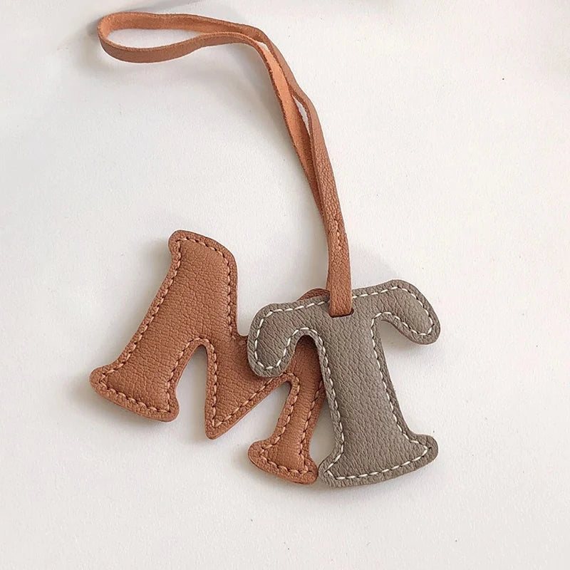 Handmade Letter Bag Charm