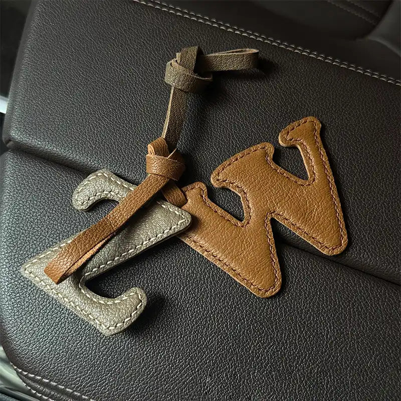 Handmade Letter Bag Charm