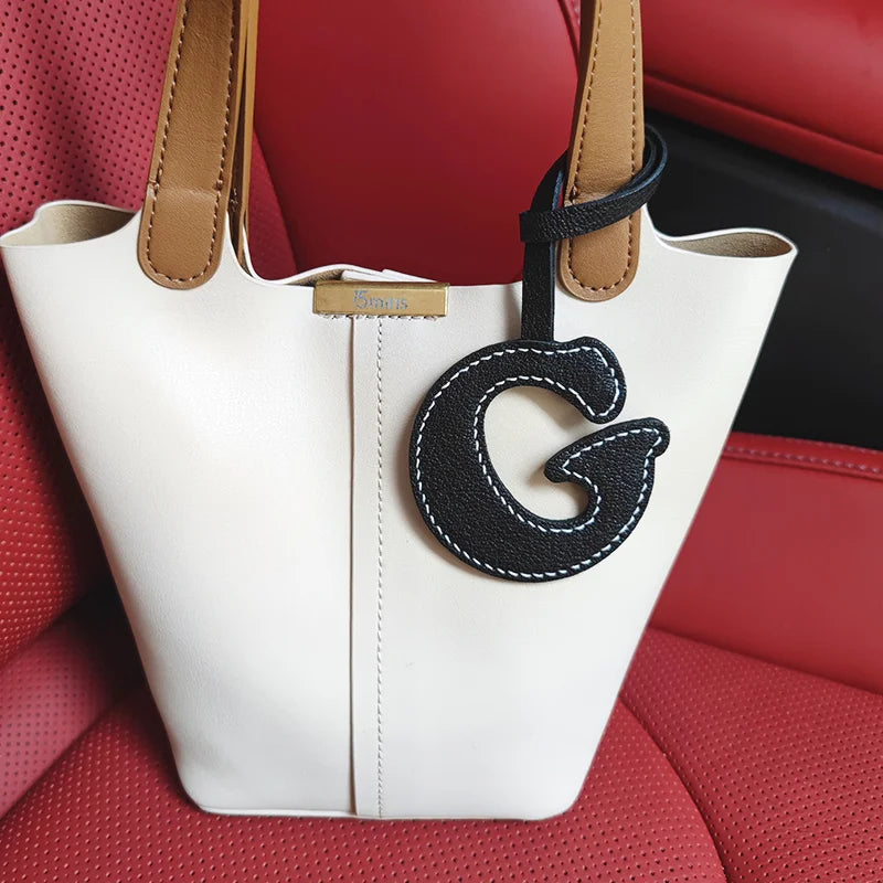 Handmade Letter Bag Charm