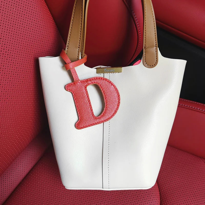 Handmade Letter Bag Charm