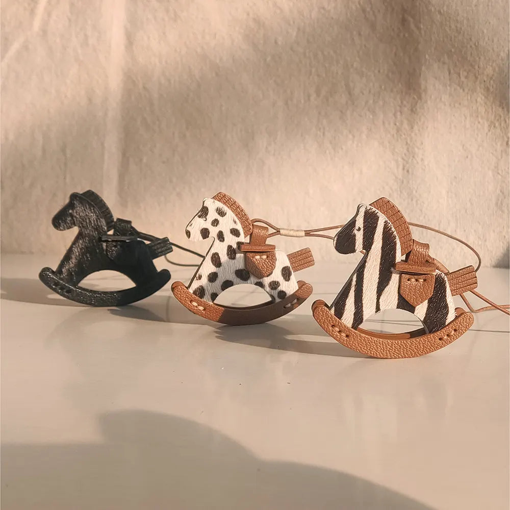 Handmade Rocking Horse Bag Charm