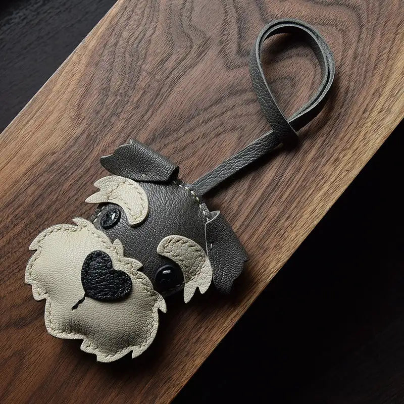 Handmade Schnauzer Bag Charm