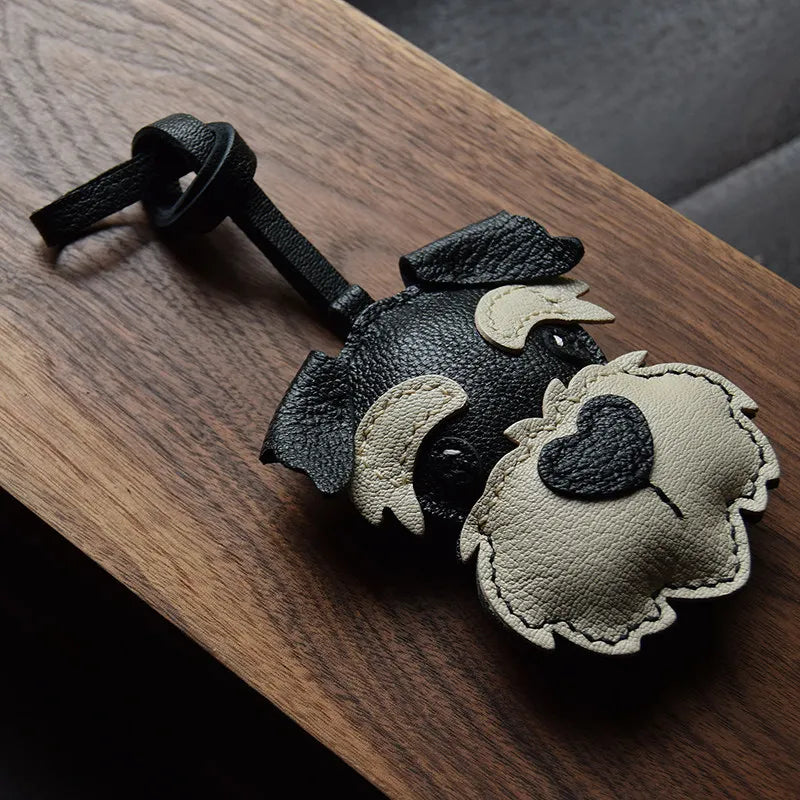 Handmade Schnauzer Bag Charm