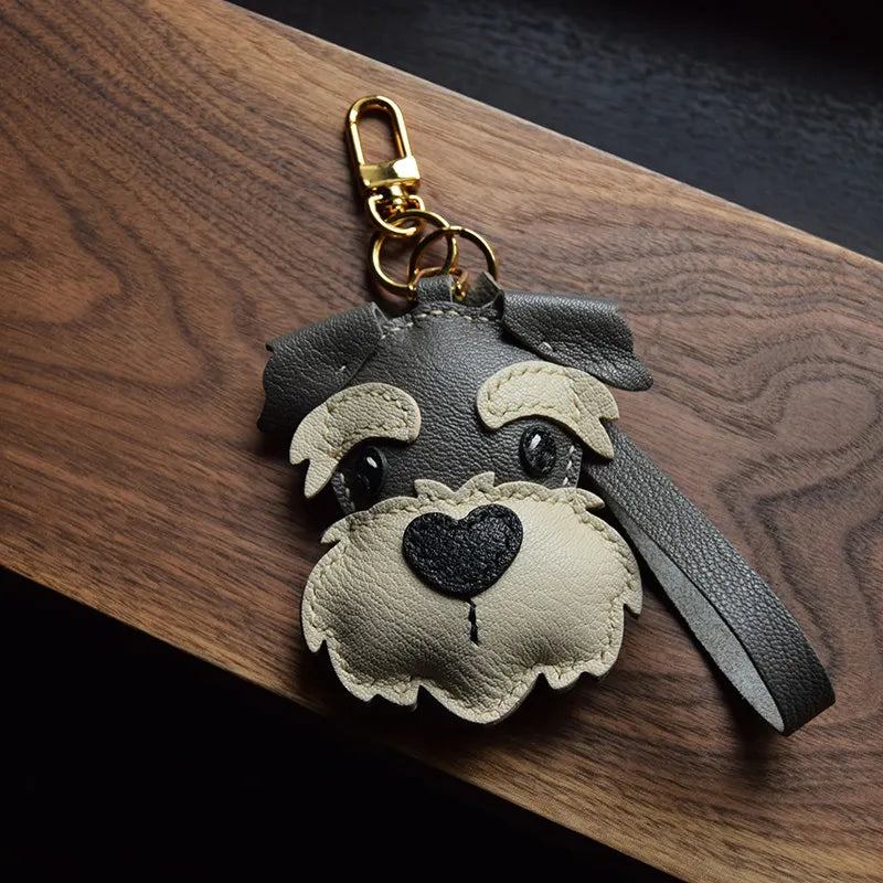 Handmade Schnauzer Bag Charm