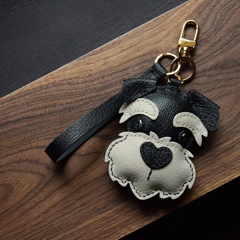 Handmade Schnauzer Bag Charm