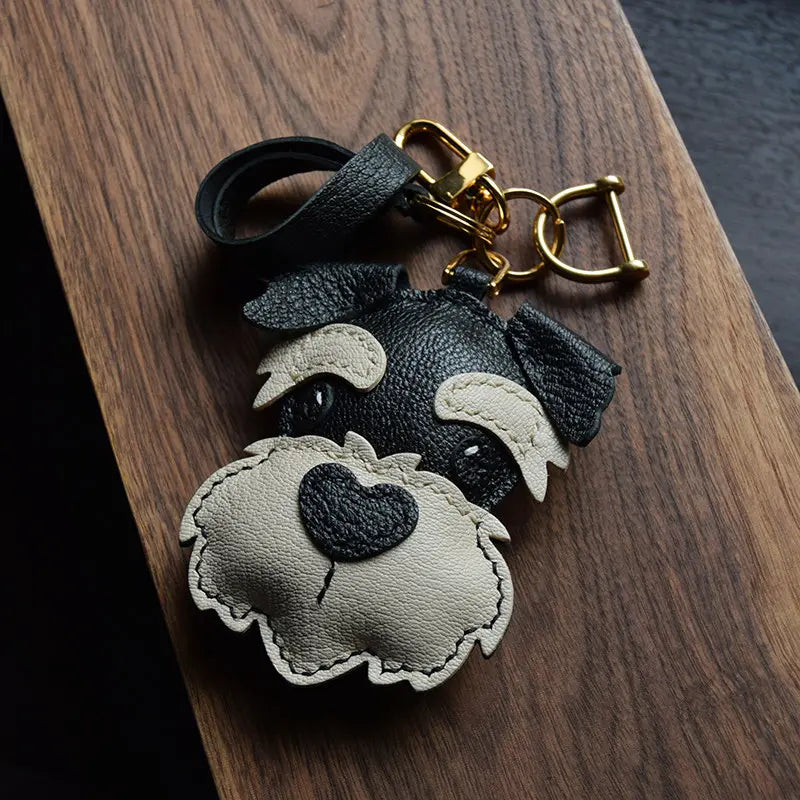 Handmade Schnauzer Bag Charm