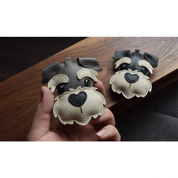 Handmade Schnauzer Bag Charm