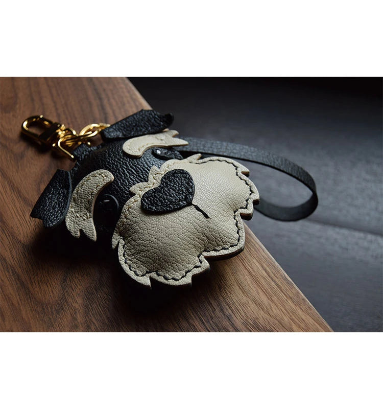 Handmade Schnauzer Bag Charm