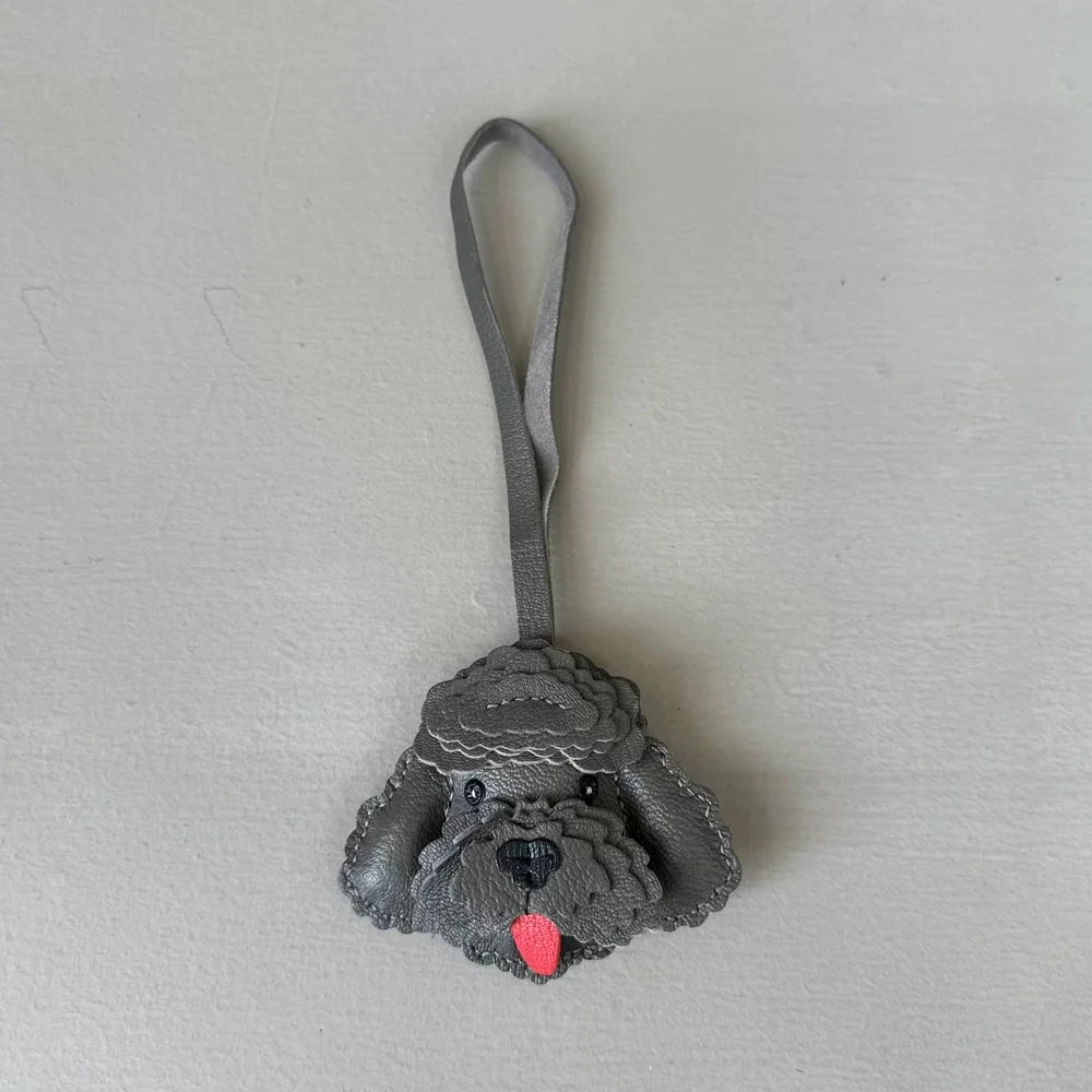 Handmade Teddy Dog Bag Charm