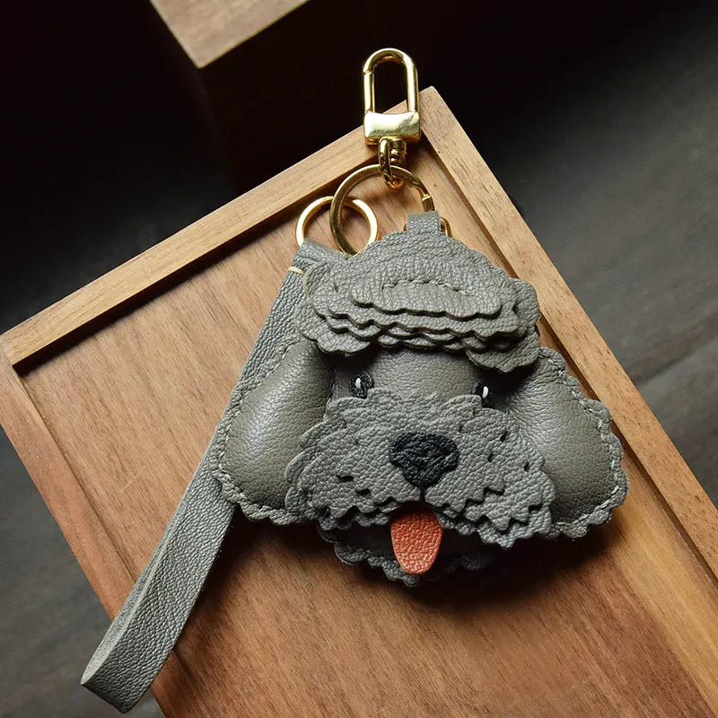Handmade Teddy Dog Bag Charm